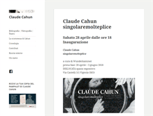 Tablet Screenshot of claudecahun.org